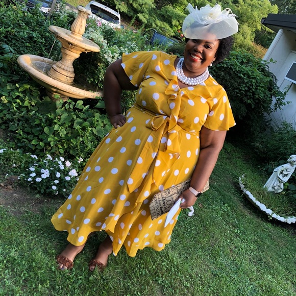 Lane Bryant Dresses & Skirts - Polka Dot Dress